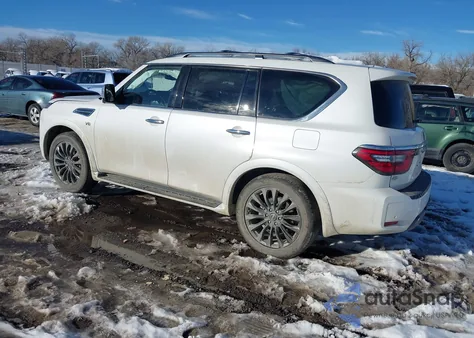 2022 Nissan Armada Platinum 4Wd z USA, uszkodzony, nr VIN JN8AY2DB3N9810718